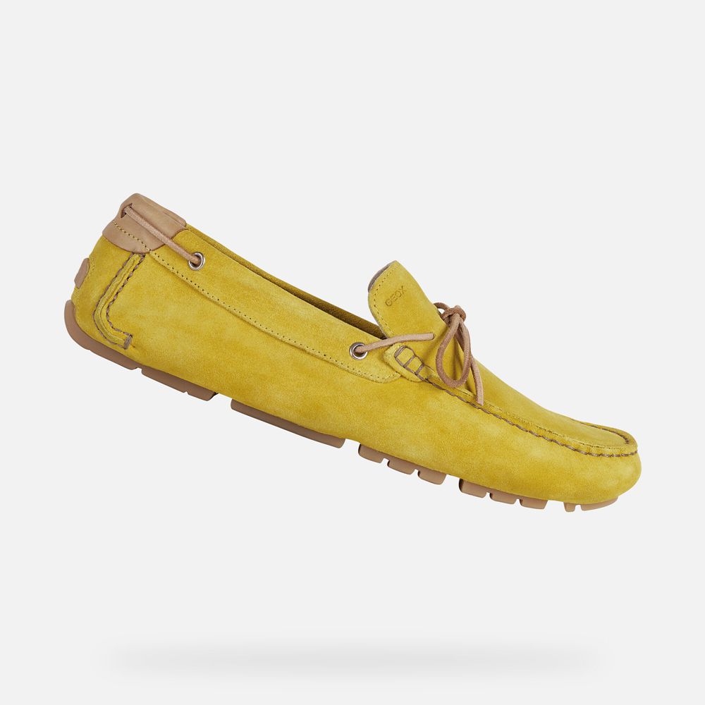 Geox Erkek Loafers Sarı - Melbourne - VPS-362174